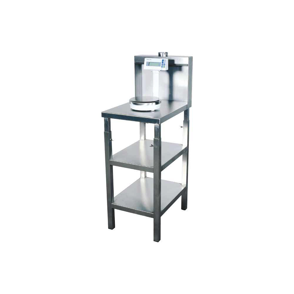 Computer Waagentisch aus poliertem Edelstahl