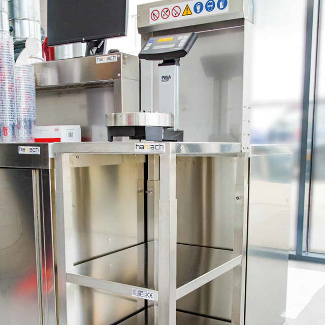 Table de pesée en inox