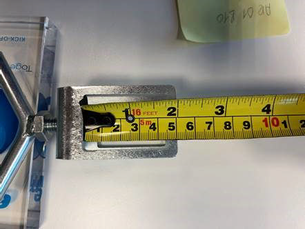 Beugel met Vleugelmoer voor HLS 93