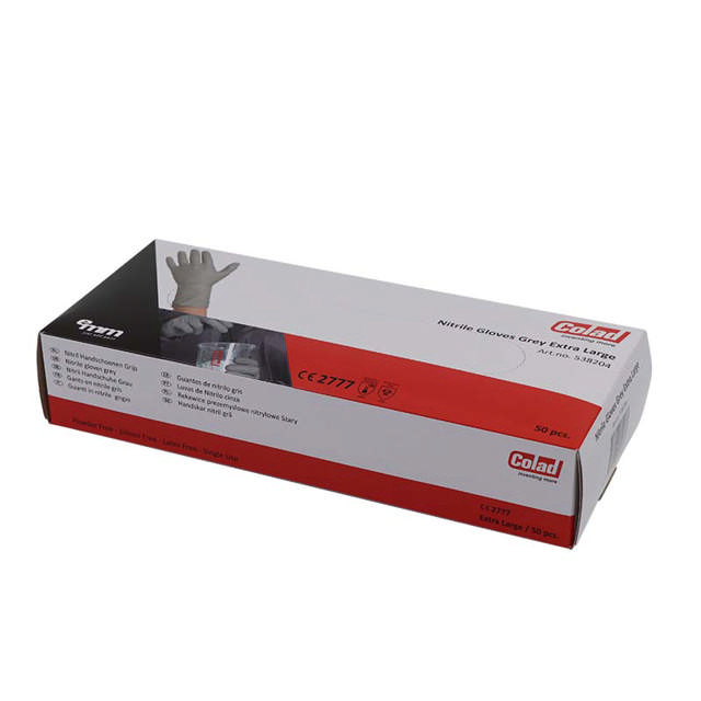 Gants jetables Nitrile Gris