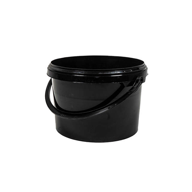 GAD 03000 - Vaso plástico negro para pintura con tapa - 3 L - 45 udes.