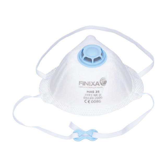 MAS 35 - stofmasker P3 met ventiel - 10st.