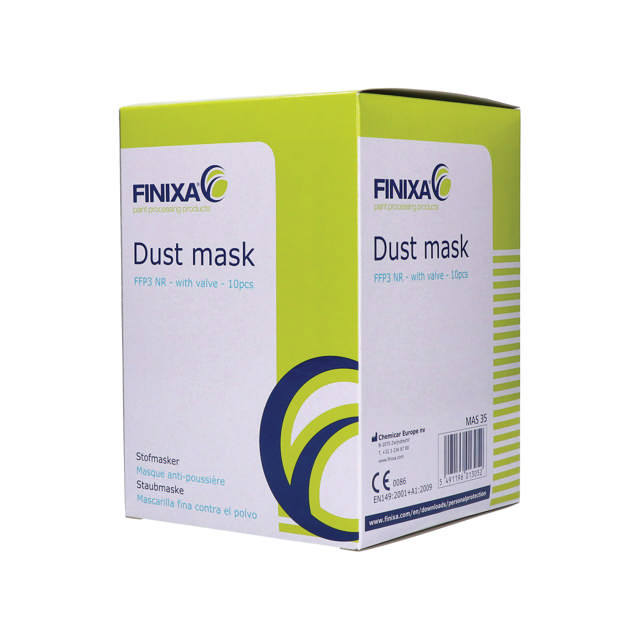 MAS 35 - stofmasker P3 met ventiel - 10st.