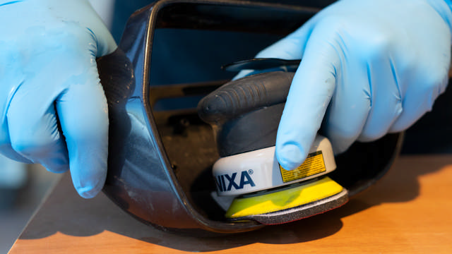 SAM 02 - Pneum. excentr. schuurmachine Ø75mm - 2.5mm uitslag