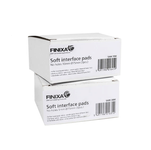 SAM 38M - Zachte tussenpads velcro - 5mm - zonder gaten Ø75mm - 3st