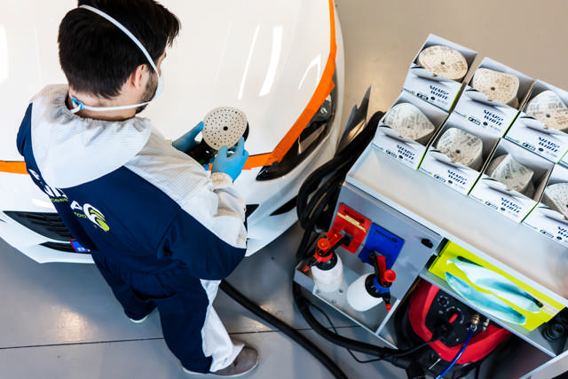 SFDC - SharpWhite Klett-Schleifscheiben Ø150mm-Multiloch 100st