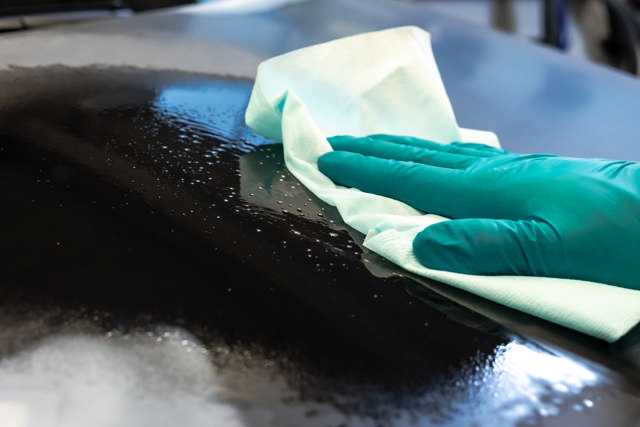 SOF 20 - Chiffons de dégraissage turquoises 42 x 30cm  200p.