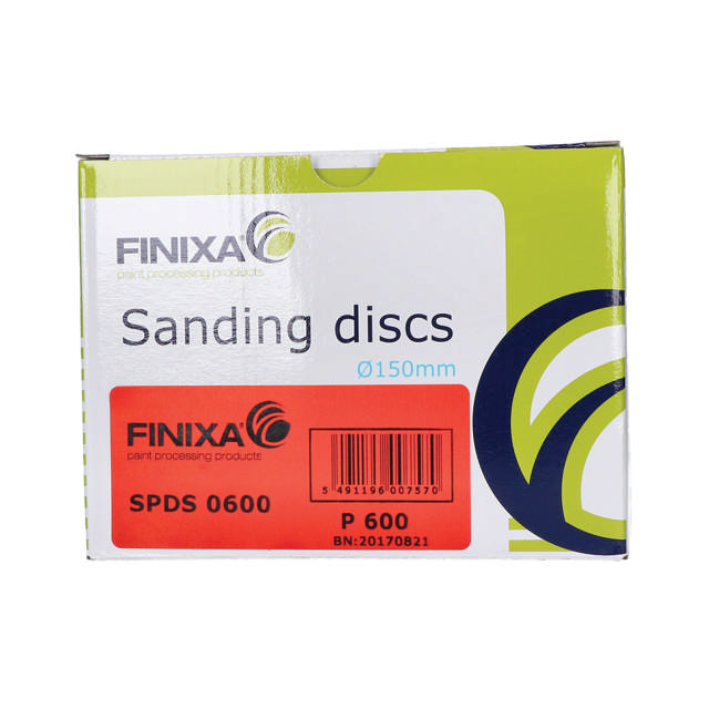 SPDS 0800 - Rot Klett-Schleifscheiben Ø150mm ohne Löcher P800 100st.