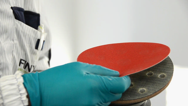 SPDS 0800 - Rot Klett-Schleifscheiben Ø150mm ohne Löcher P800 100st.