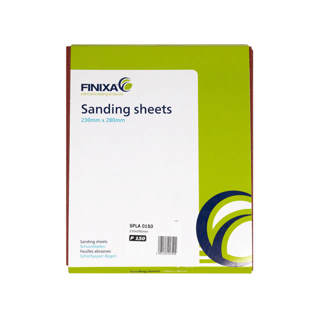 SPLA 0150 - Schleifpapier-Bögen 230x280mm P150 50st.