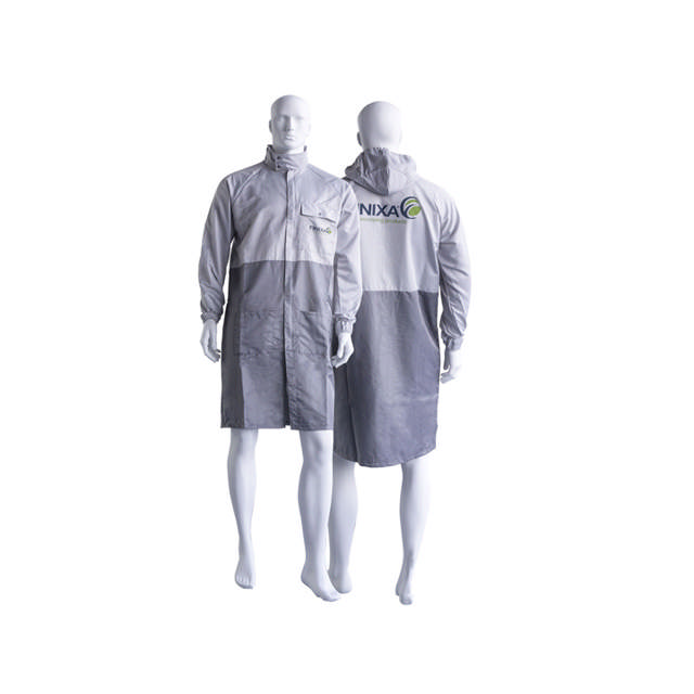 TCC - Bata de poliéster con Teflon® Carbon - gris