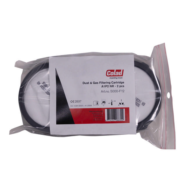 Dust & Gas Filtering Cartridge A1P2 NR