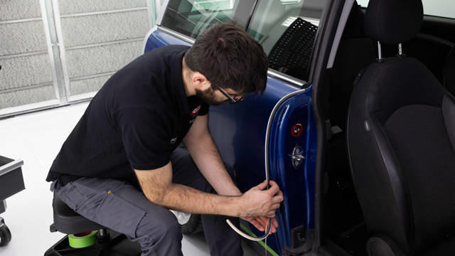 Diagonale Maskeerkleefstrip