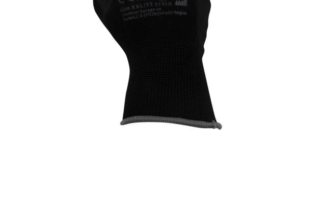 GLL 11B - Guantes PU negro XXL - 12 pares