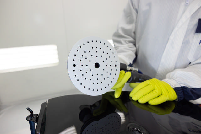 Lackvorbereitung Schleifsystem