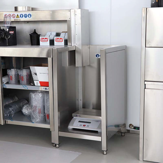 Stół do wagi przemysłowej – do obsługi przemysłowych ilości lakierów