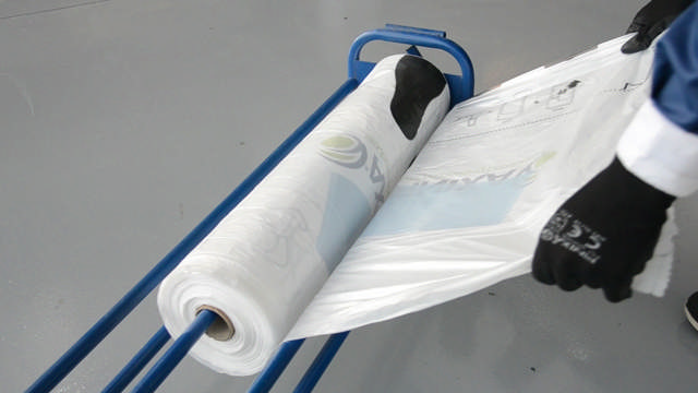 EQU 70 - Abrollgerät für Abdeckfolien