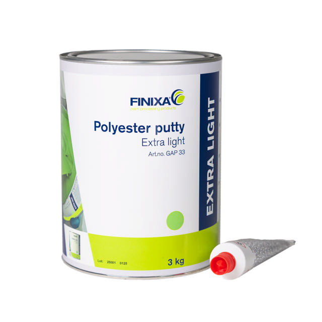 GAP 33 - Mastic polyester 3kg + durcisseur - extra light