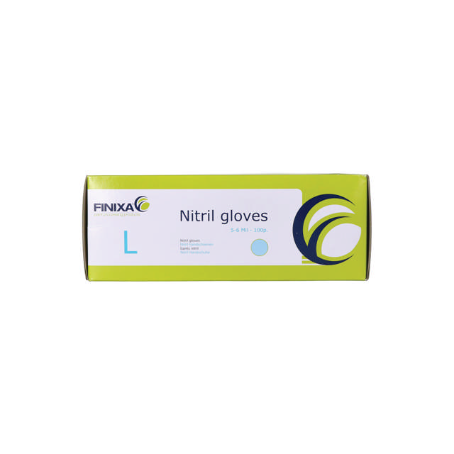 GCN 09 - Nitril Einweghandschuhe blau - L 100st.