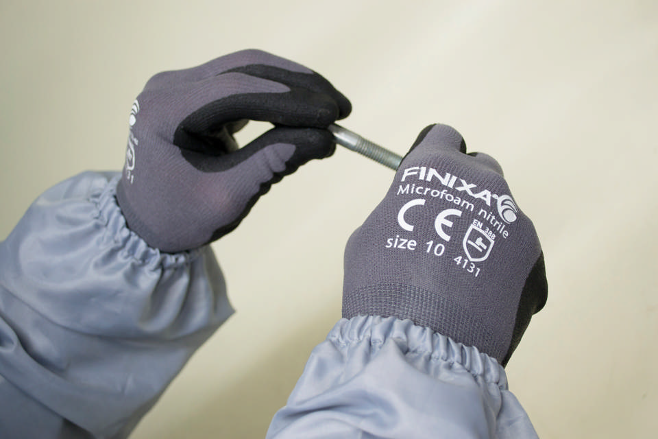 GLMB 10 - Microfoam Nitrilhandschuhe - XL  12 paar