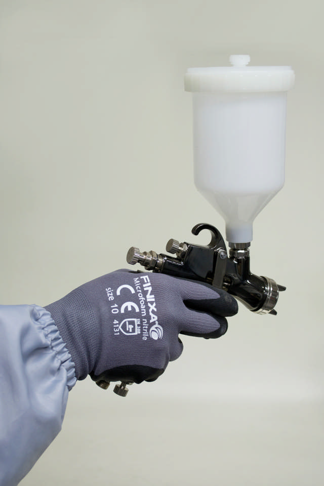 GLMB 10 - Microfoam Nitrilhandschuhe - XL  12 paar