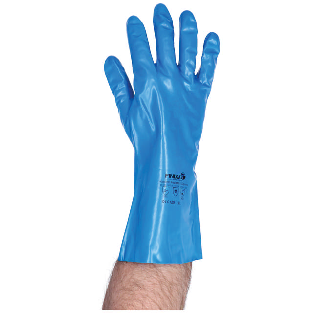 GLQ 09 - Keton resistente handschoenen blauw - L 1 paar