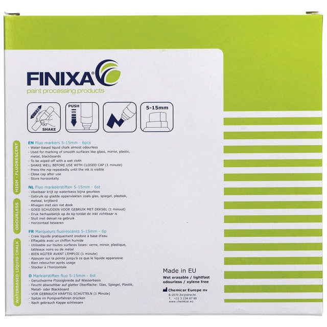 MAR - Fluo Markierstift 12st. fein 1.5mm