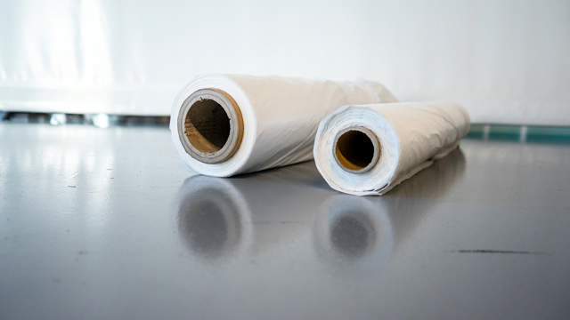 PLA 32 - Plastique pour la cabine de peinture 15µm 260cmx100m