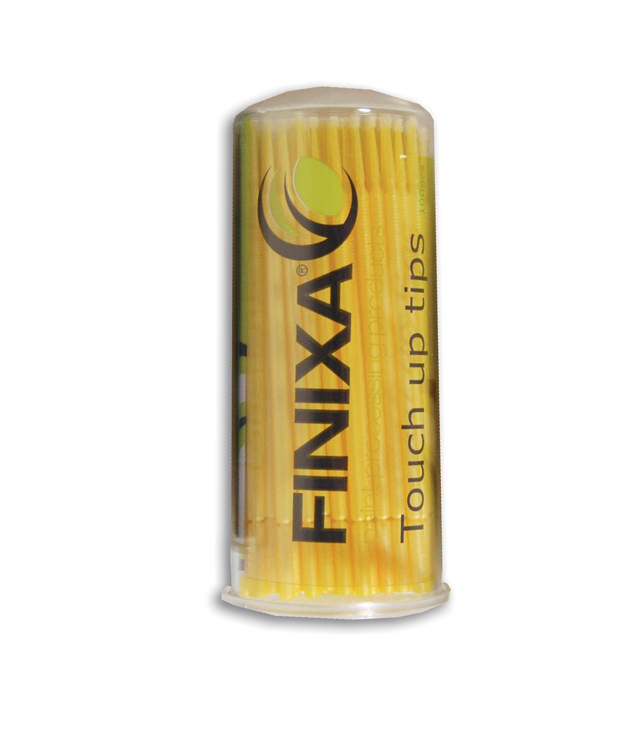 PMP 21 - Retuschierstäbchen in Disp. köcher 100st.  gelb 1.5mm