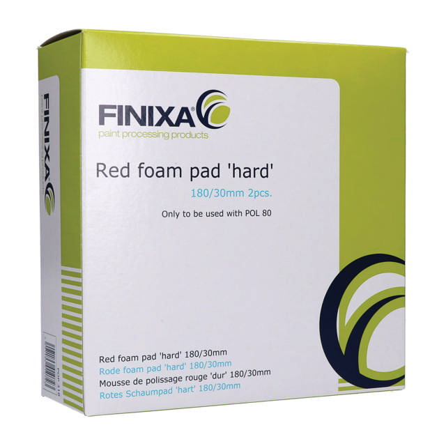 POP 308 - Rotes Schaumpad 'hart' 80/25mm - 5stk.