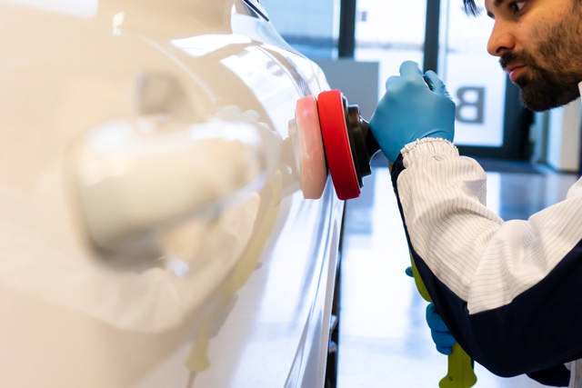 POP 308 - Rotes Schaumpad 'hart' 80/25mm - 5stk.