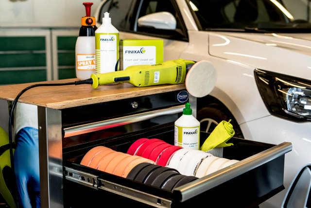 POP 308 - Rotes Schaumpad 'hart' 80/25mm - 5stk.