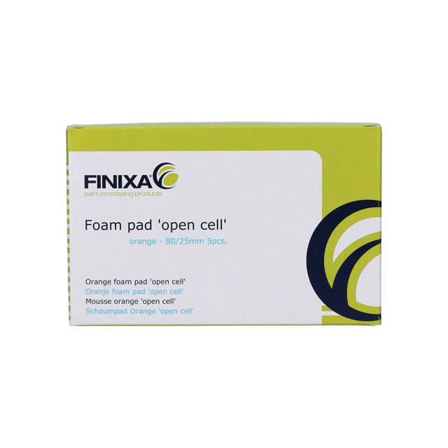 POP 718 - Esponja de pulido color naranja 180/30 mm - 2 udes.