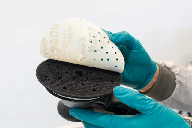 SAM 75M - Sanding pad medium - 75 holes  - Ø150mm for SharpWhite