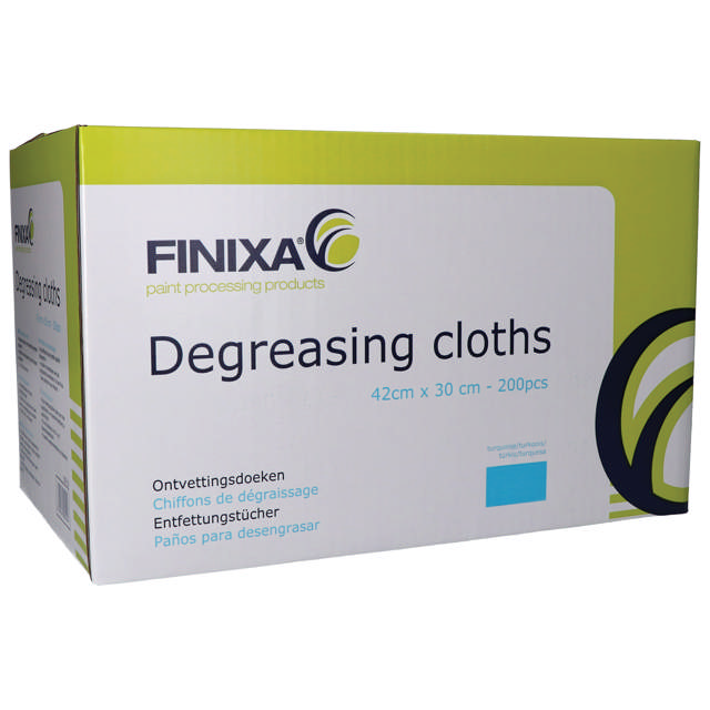 SOF 20 - Chiffons de dégraissage turquoises 42 x 30cm  200p.