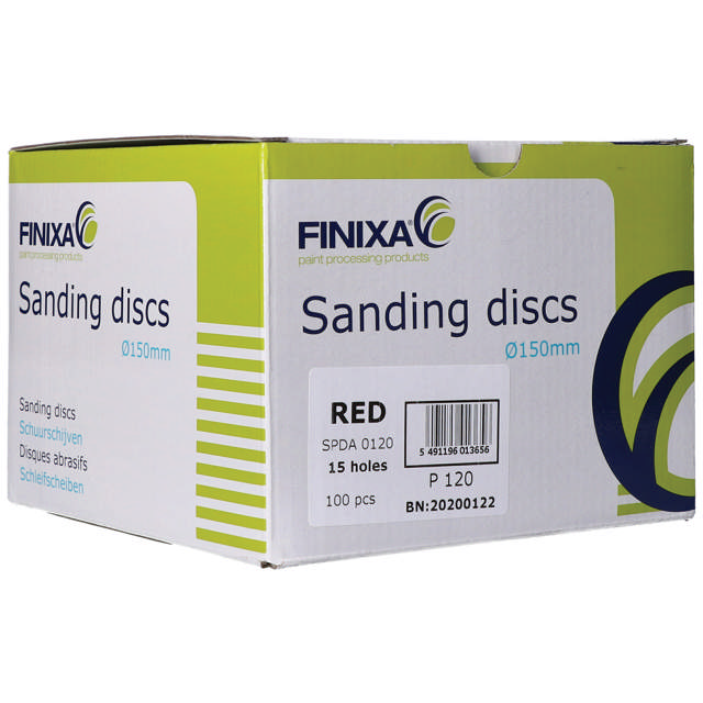 SPDA 0360 - Rot Klett-Schleifscheiben Ø150mm 15 Löcher P360 100st.