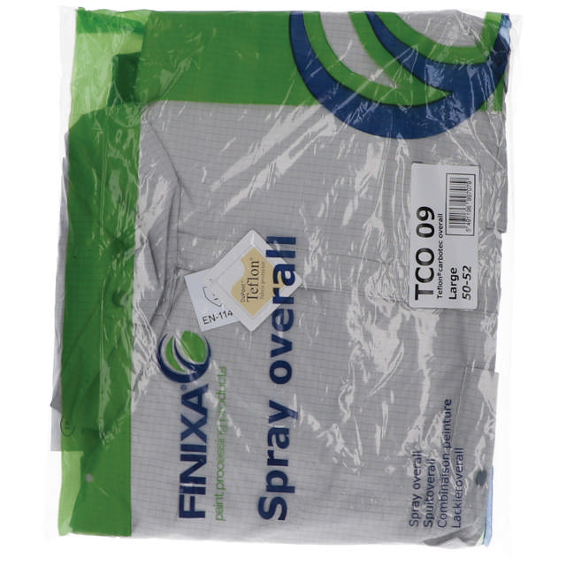 TCO 09 - Mono de poliéster con Teflon® carbon gris  - L  50-52