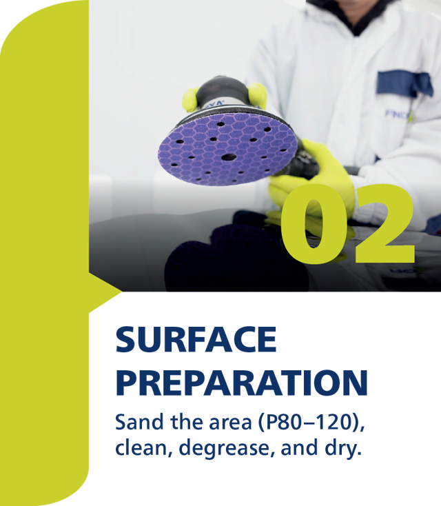 PLI 22 - Naprawa plastiku Średnia (90 sek) Mikroemisyjna